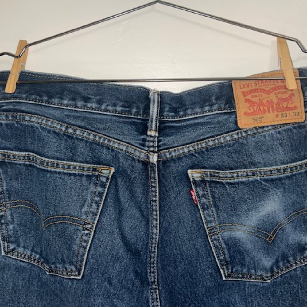 LEVI'S Vintage Cropped 505 Denim Jeans Size 33